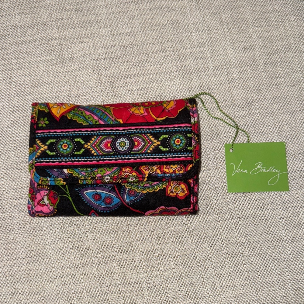 Vera Bradley Euro Wallet Symphony In Hue